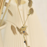 Sapphire Star Necklace