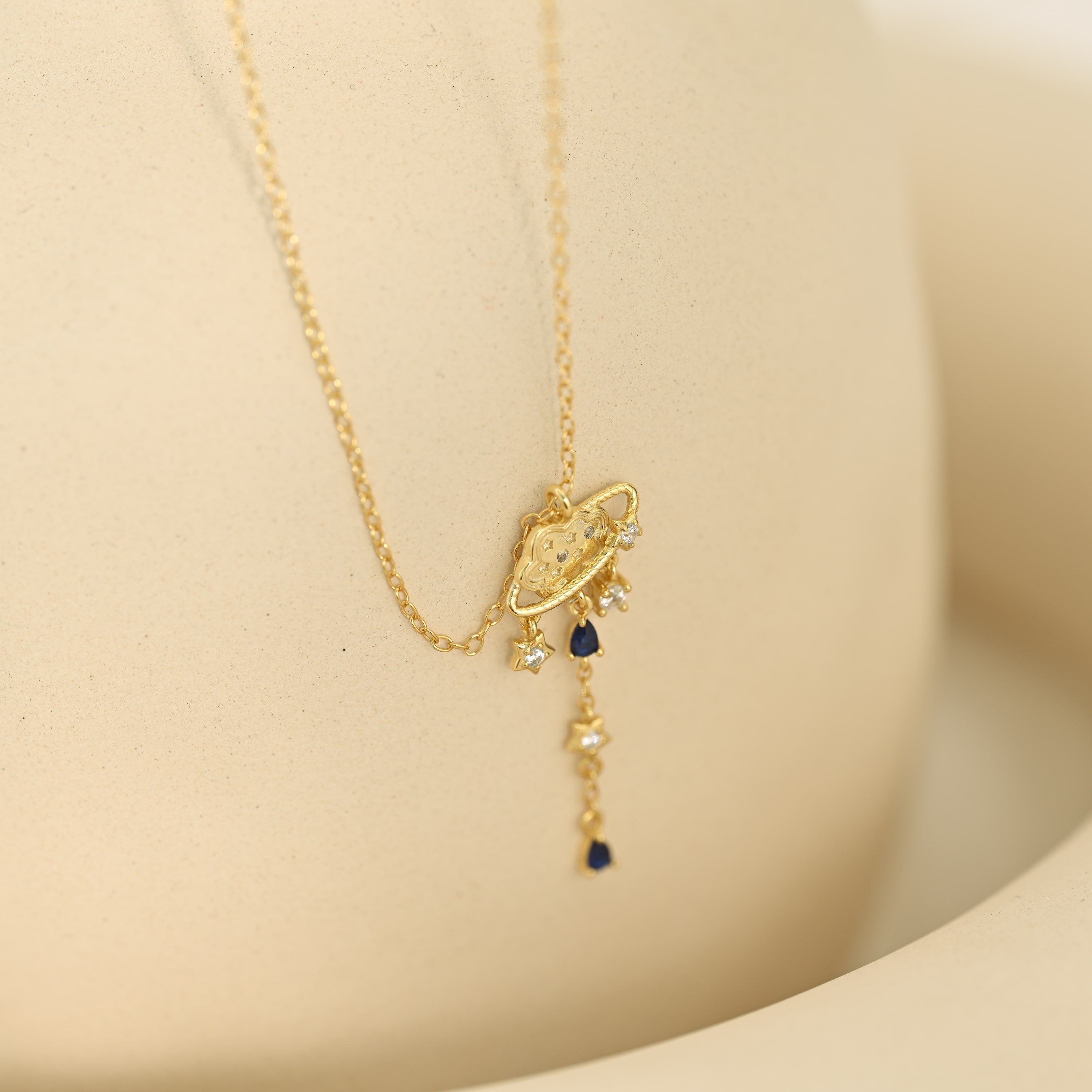 Sapphire Star Necklace