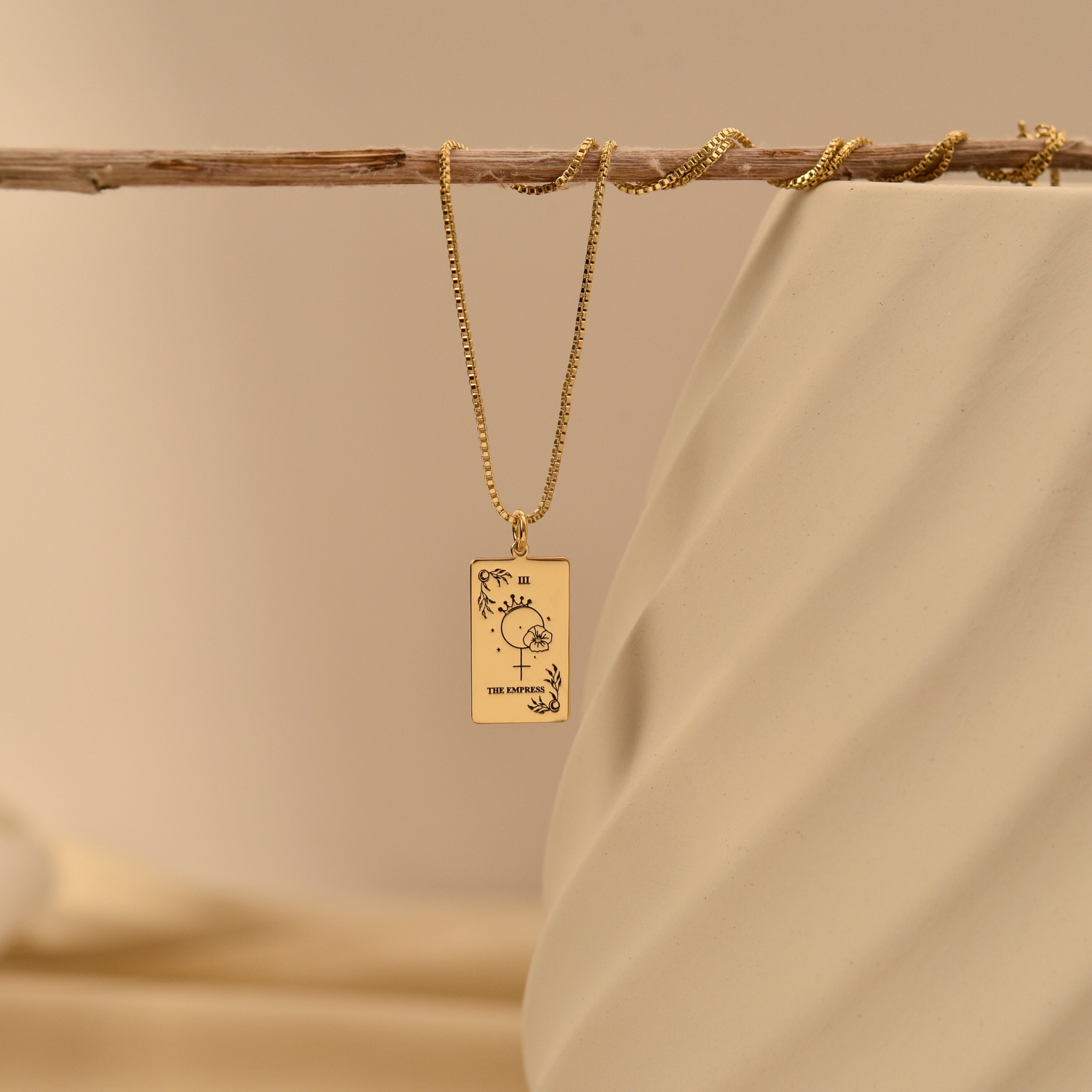 Tarot Card Necklace