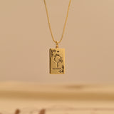 Tarot Card Necklace