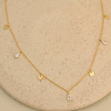 Water Drop Station Necklace