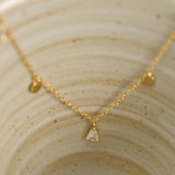 Water Drop Station Necklace