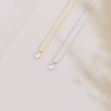 Zircon Solitaire Necklace