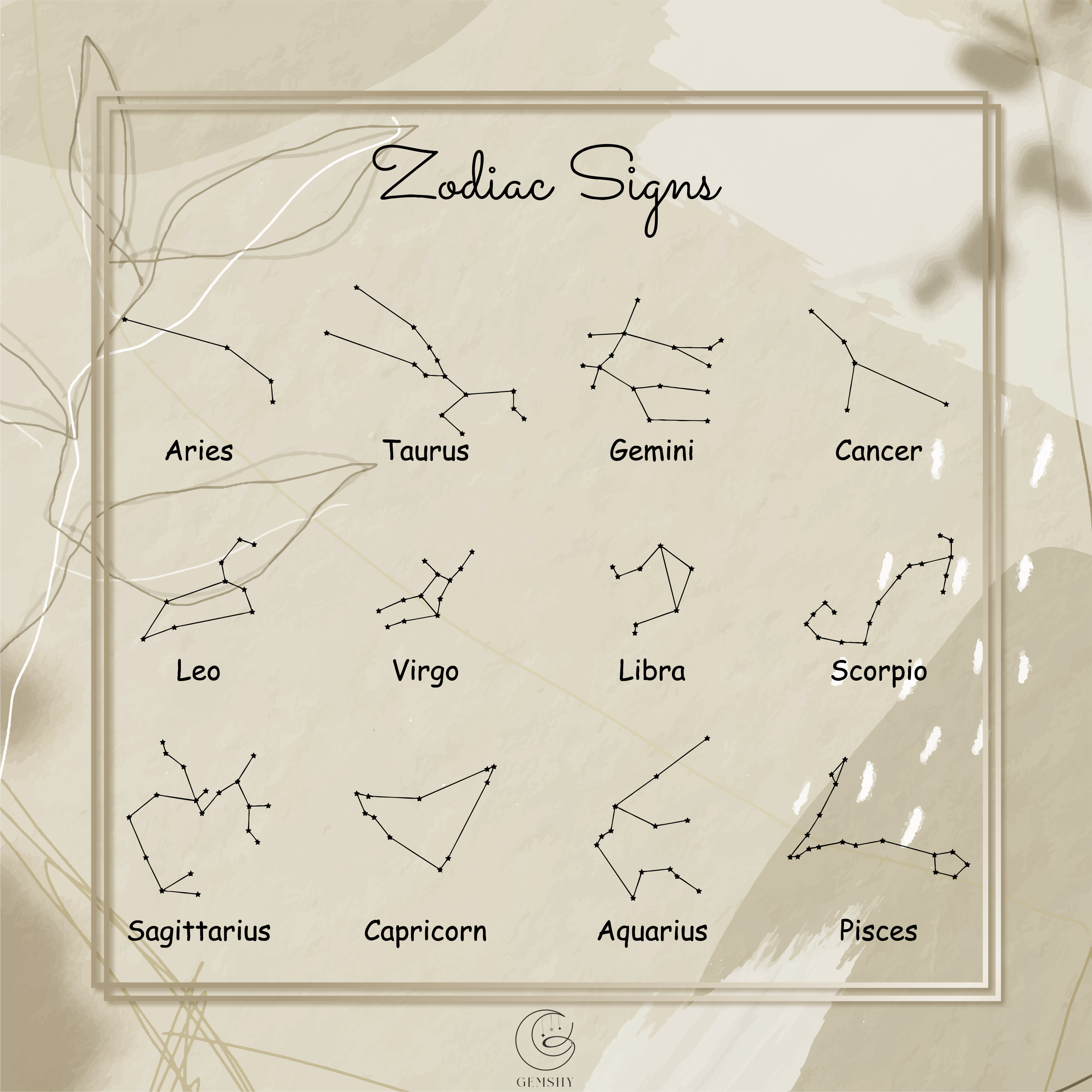 Zodiac Signs Necklace