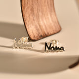 Personalized handwriting earrings