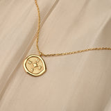 Compass Necklace|925 Sterling Silver Necklace|Cable Chain Necklace|Gift for her| Anniversary Gift|Womens Gift|SN-1198G