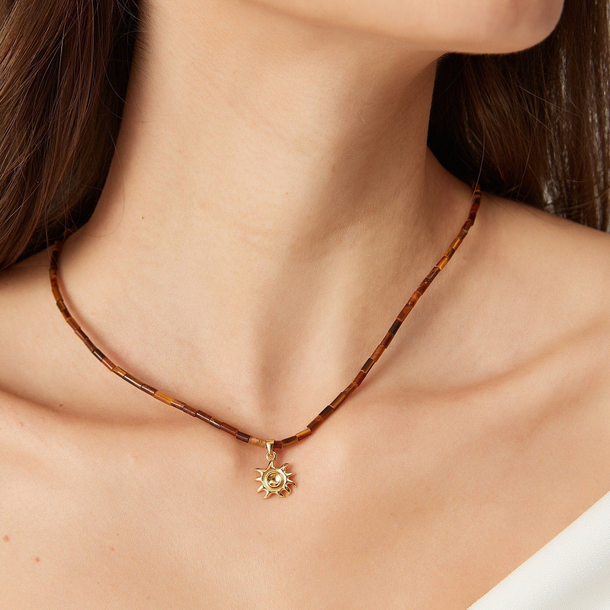 Sun Pendant Necklace