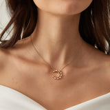 Pearl Crescent Moon Necklace  Diamond Moon Phase Necklace  Celestial Jewelry  Perfect Gift for Her  Minimalist Jewelry  SN-1331G