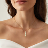 Hand-Hammered Rectangle Necklace