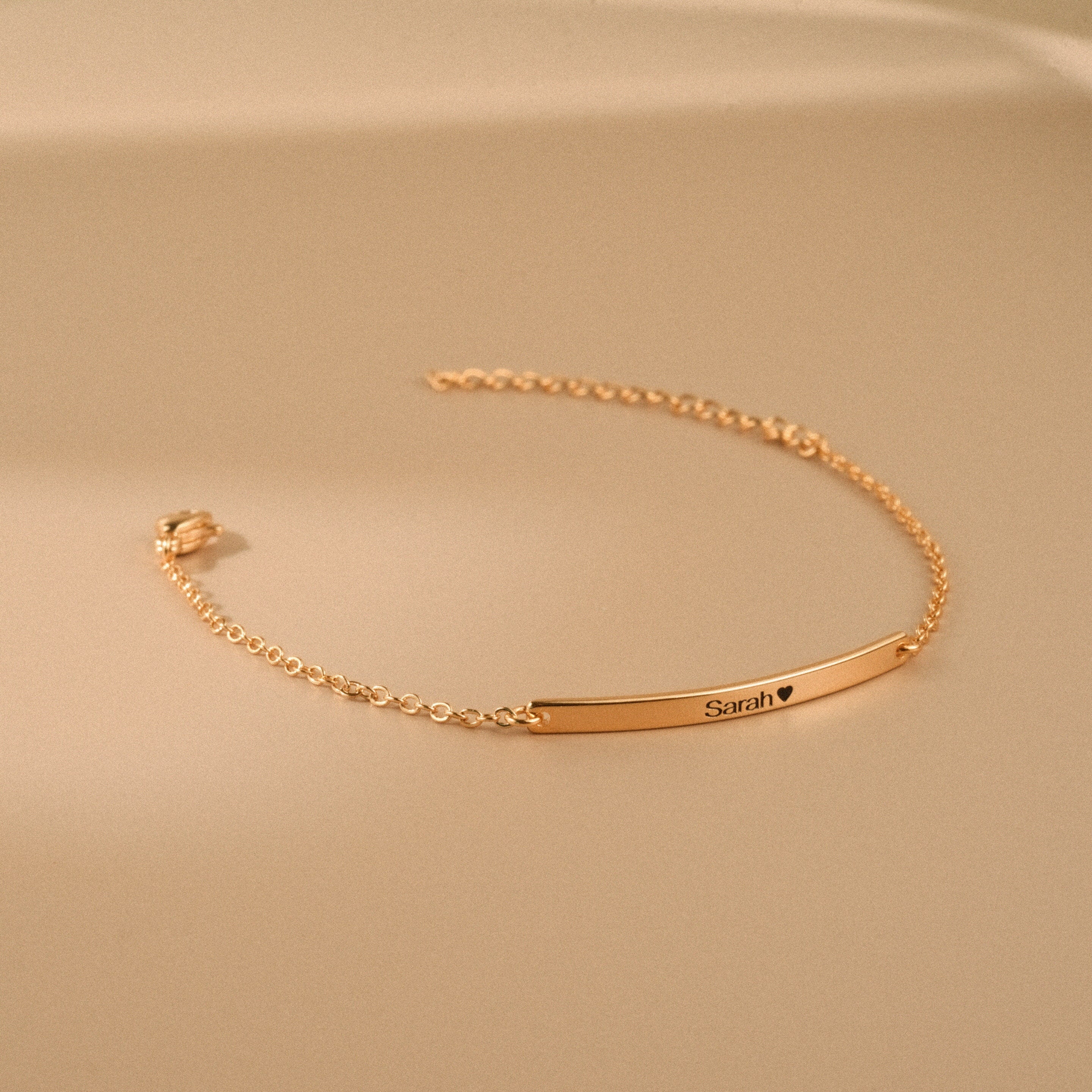 Personalized Name Bar Bracelet