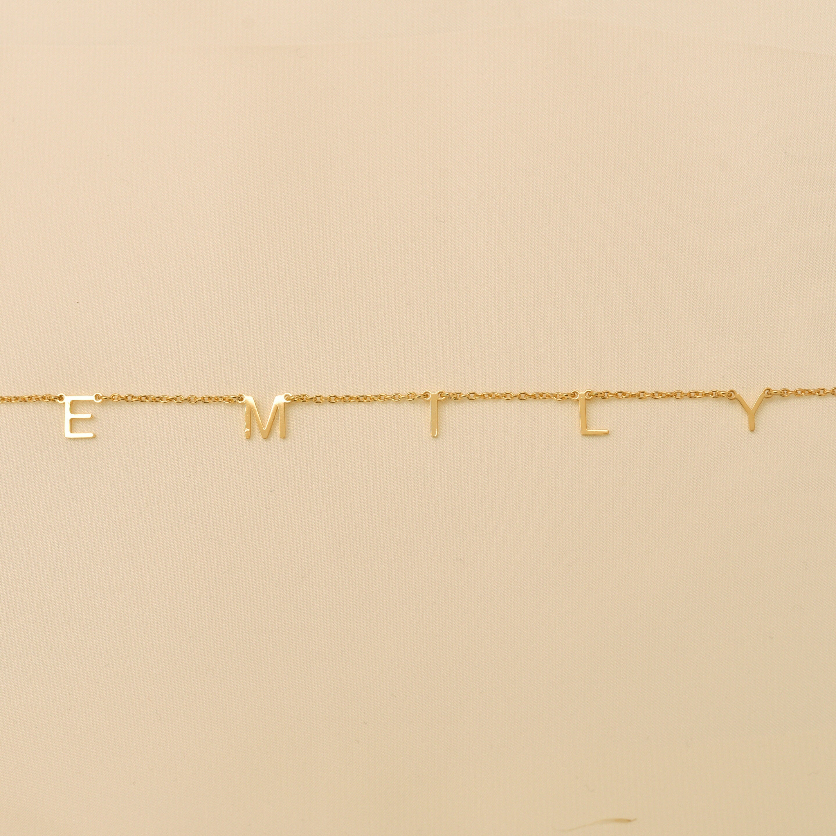 Personalized Name Necklace, Letter Necklace