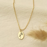 Personalized Birthflower Necklace