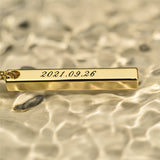 Personalized Name Bar Necklace