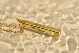 Personalized Name Bar Necklace