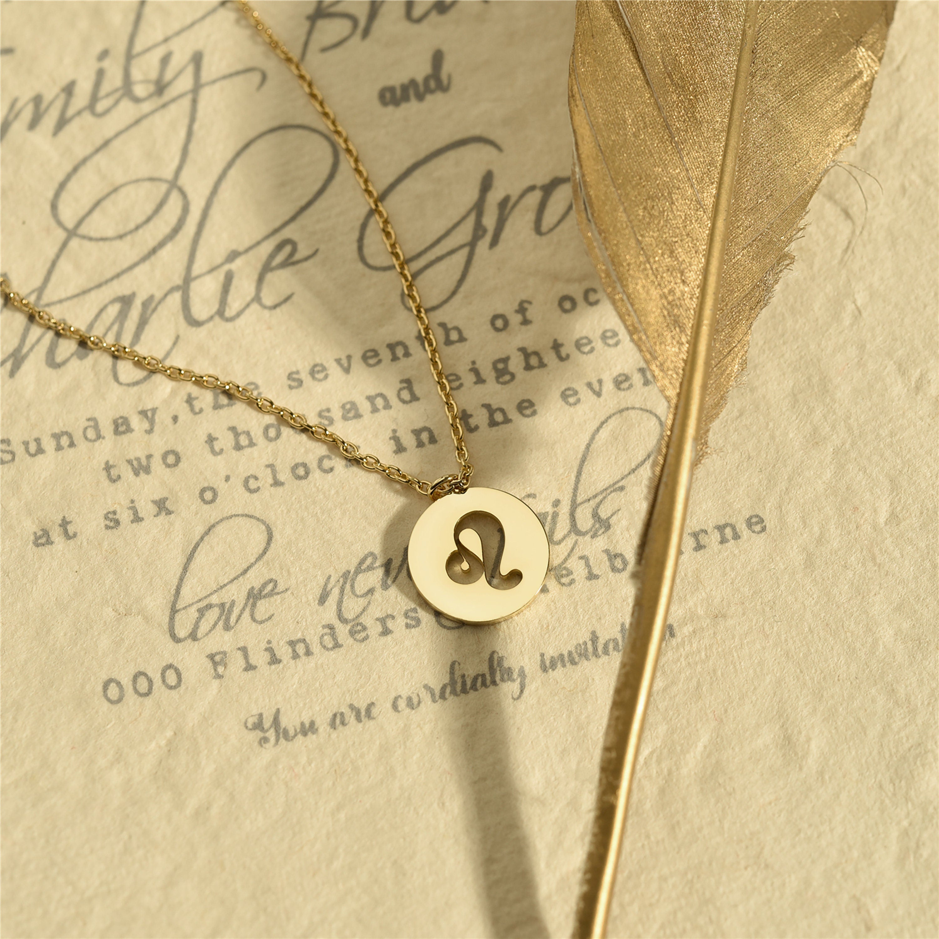 Personalized Zodiac Necklace