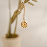 Compass Necklace|925 Sterling Silver Necklace|Cable Chain Necklace|Gift for her| Anniversary Gift|Womens Gift|SN-1198G