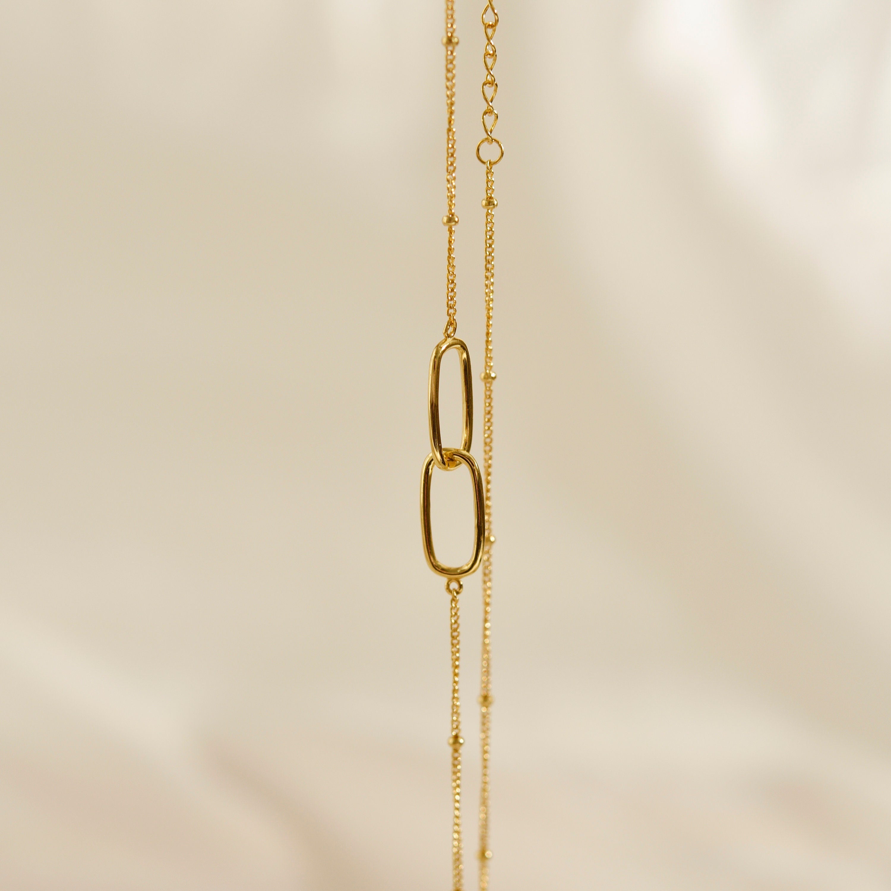 Linked Loop Necklace, Infinity Necklace