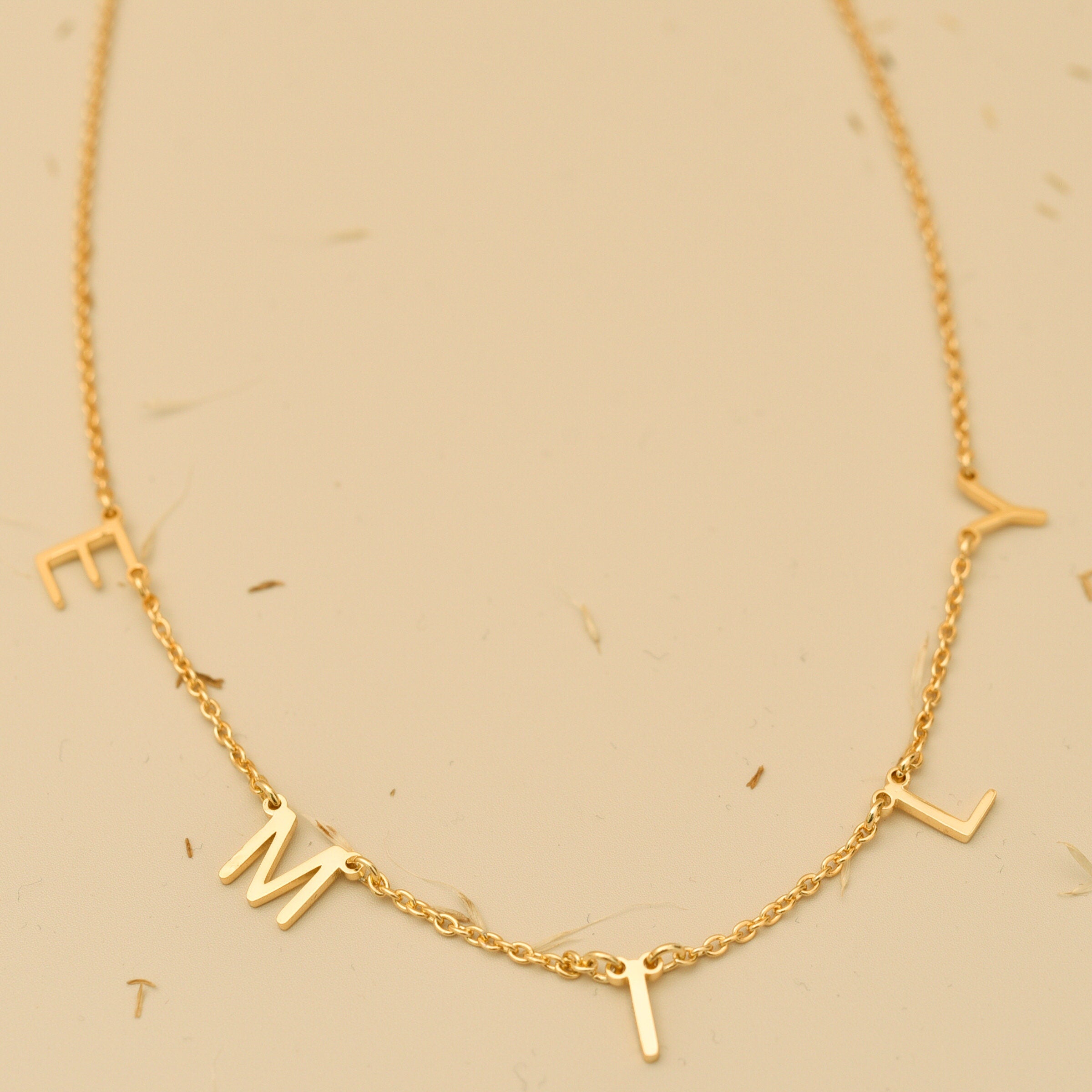 Personalized Name Necklace, Letter Necklace