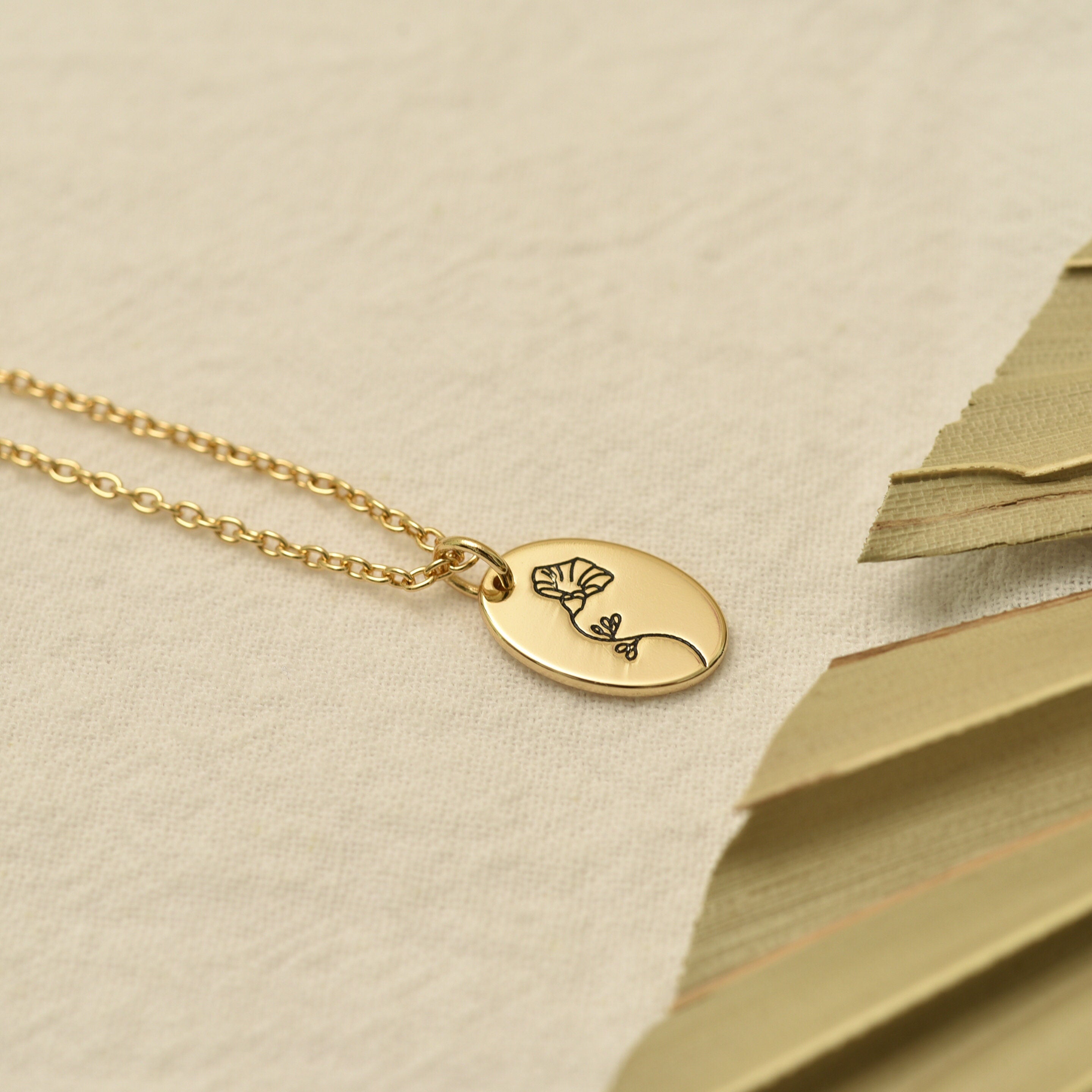 Personalized Birthflower Necklace