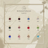 Personalized Birthflower Bracelet, Birthstone Bracelet