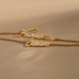 Personalized Double Name Bracelet