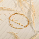 Personalized Double Name Bracelet