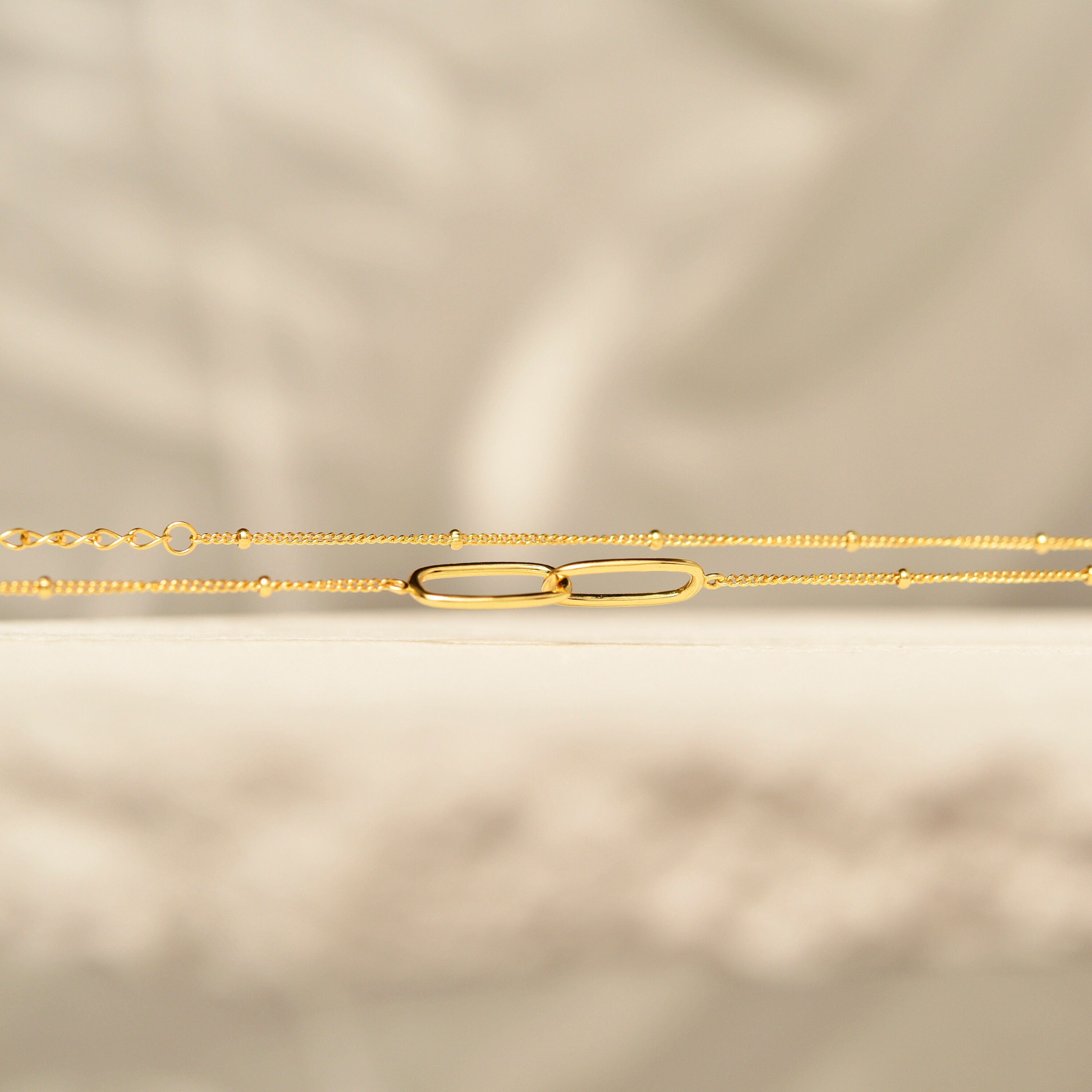 Linked Loop Necklace, Infinity Necklace