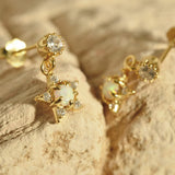 Star Drop Earrings