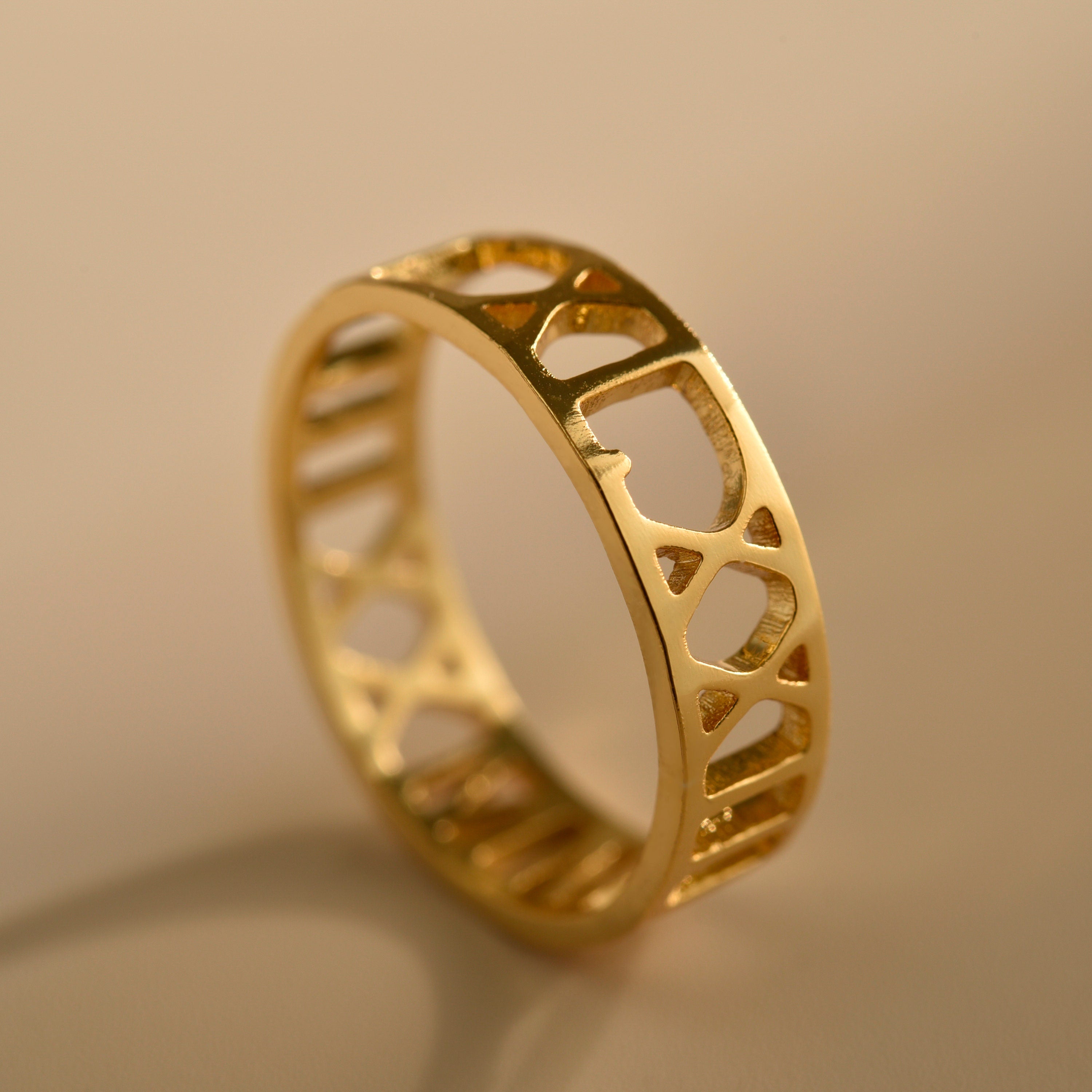 Personalized Roman Numeral Ring