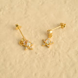 Star Drop Earrings