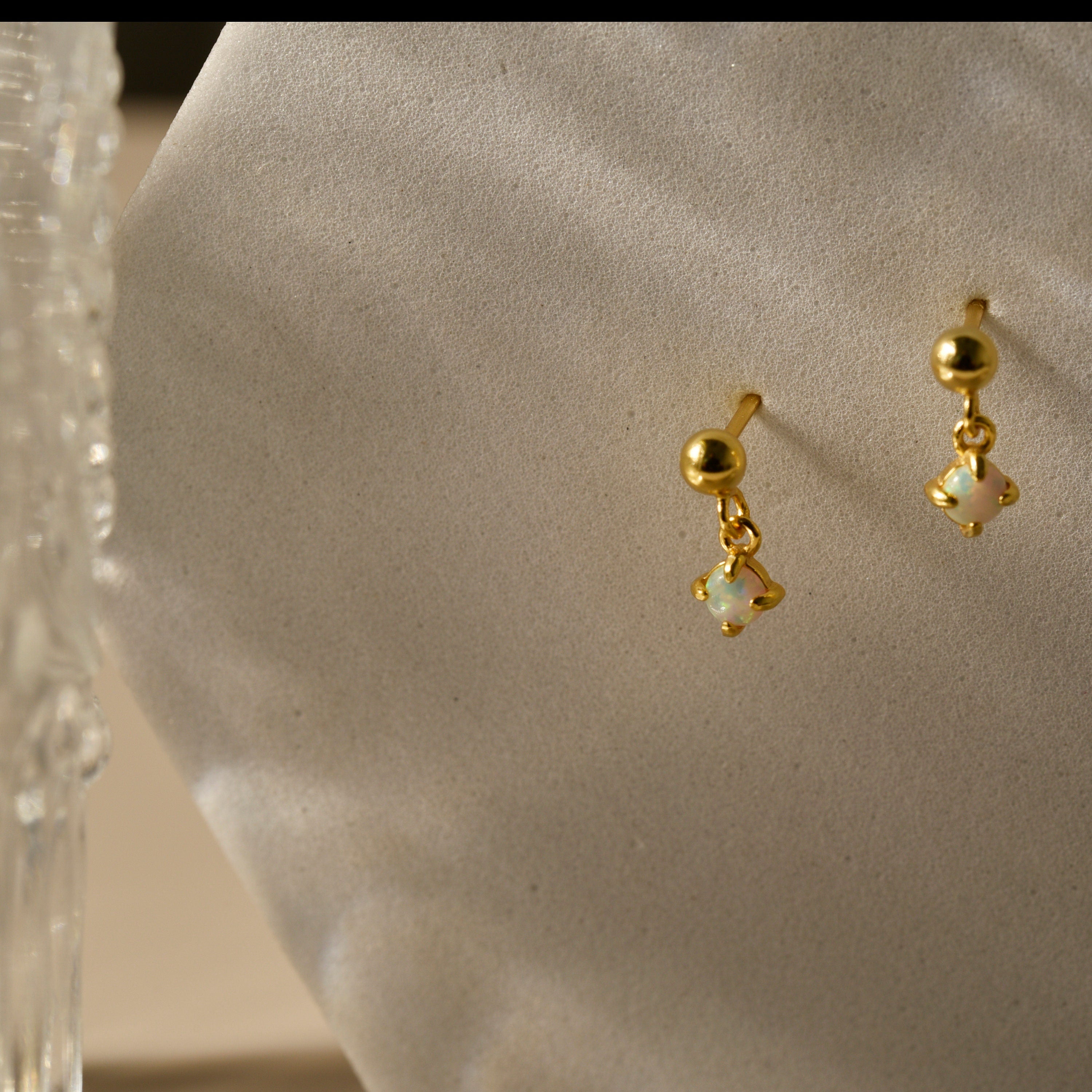 Opal Drop Earrings