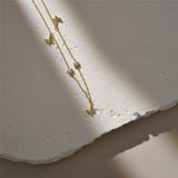 Butterfly Charm Necklace, Dainty Necklace, Gift for her, Birthday Gifts, Gifts for Mom, Bridesmaid Gifts, Anniversary Gifts, K0008