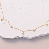 Butterfly Charm Necklace, Dainty Necklace, Gift for her, Birthday Gifts, Gifts for Mom, Bridesmaid Gifts, Anniversary Gifts, K0008