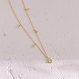 Teardrop Crystal Necklace