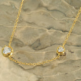 CZ Station Necklace