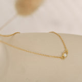 Paper Clip Pendant Necklace