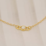 Paper Clip Pendant Necklace