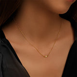 Paper Clip Pendant Necklace