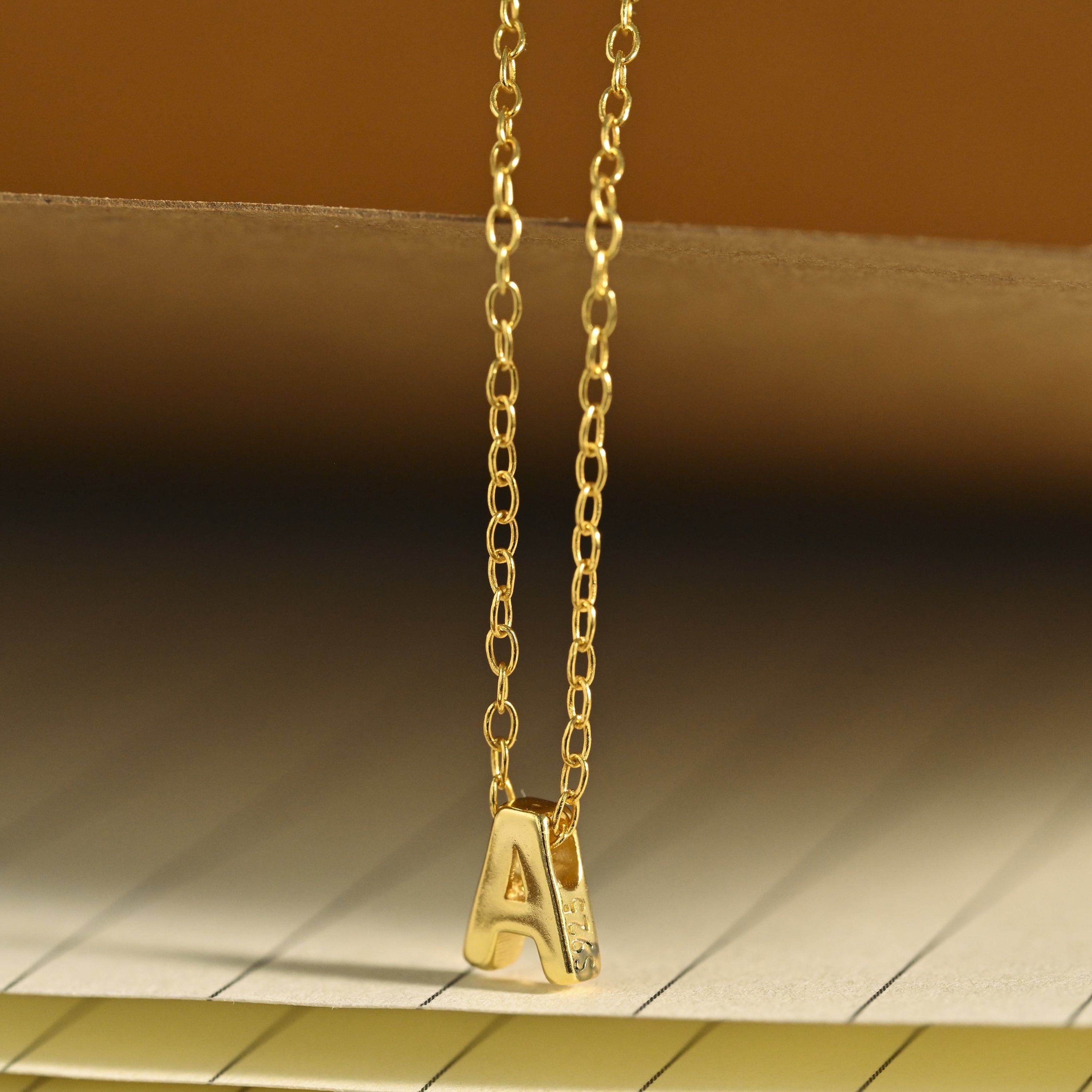 Letter Charm Necklace