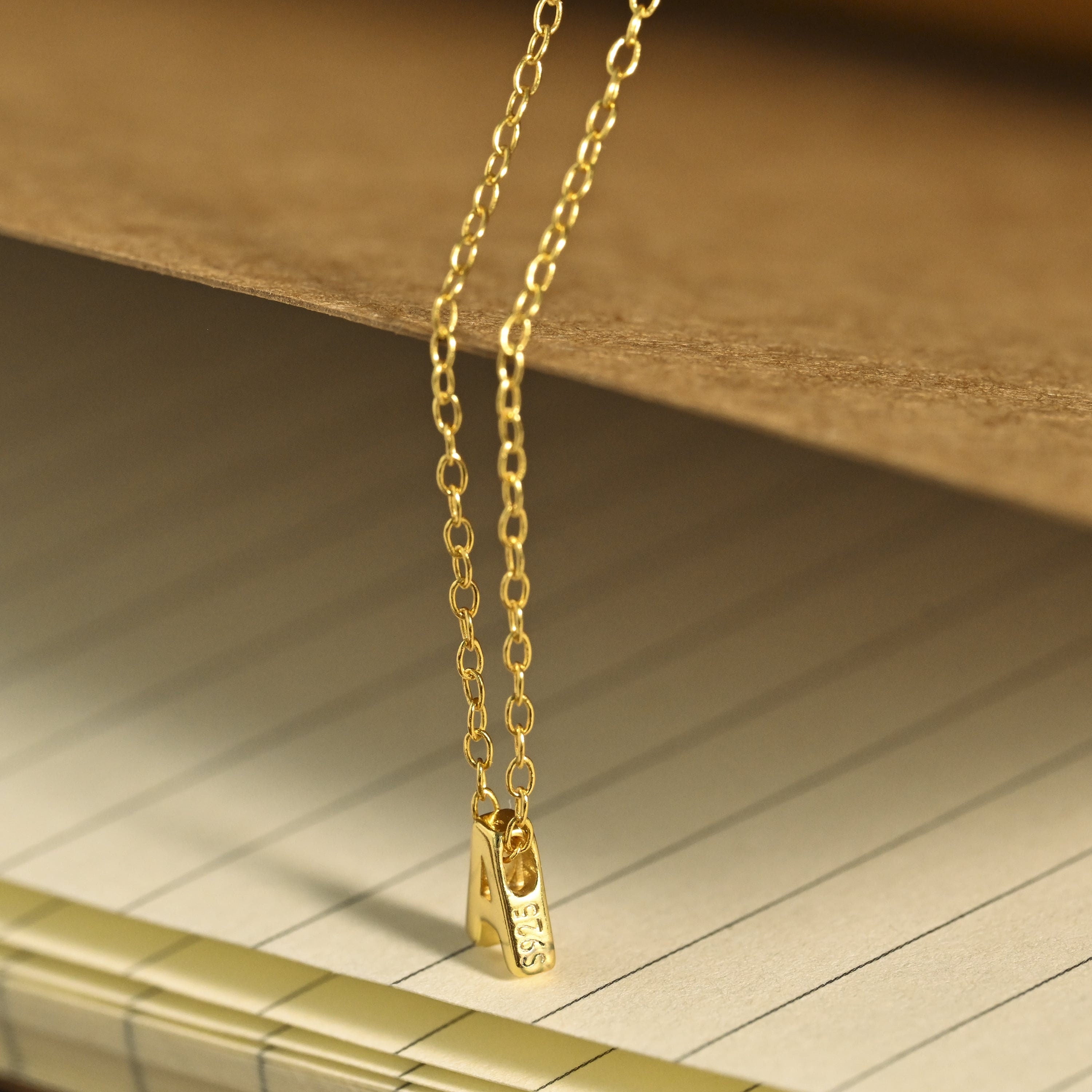Letter Charm Necklace