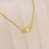 Paper Clip Pendant Necklace