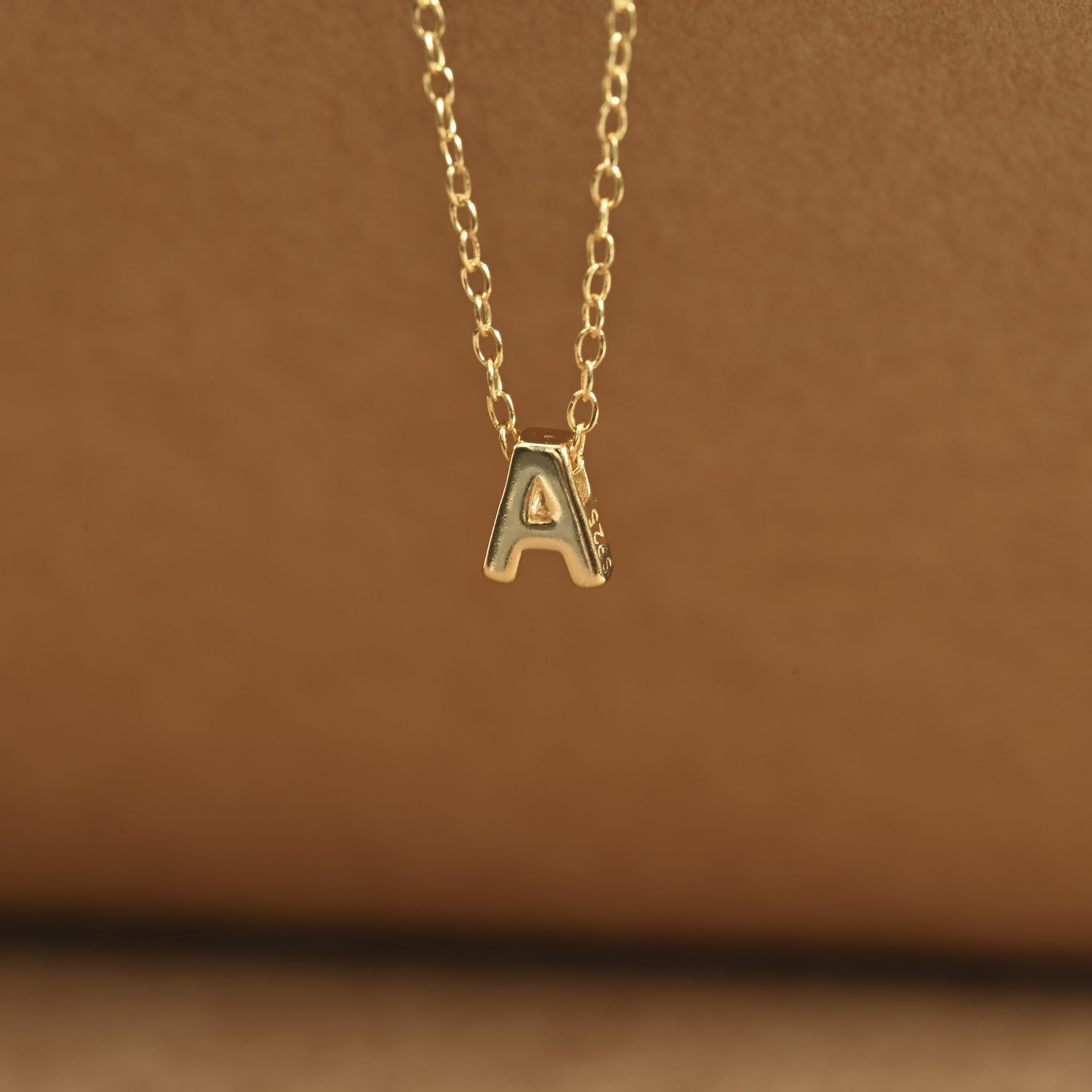 Letter Charm Necklace