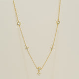 Diamond Station Necklace