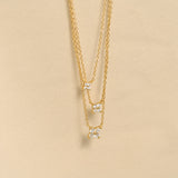 Triple Layered Flower Necklace