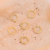 Pave Diamond Huggies