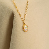 Marquise Opal Necklace