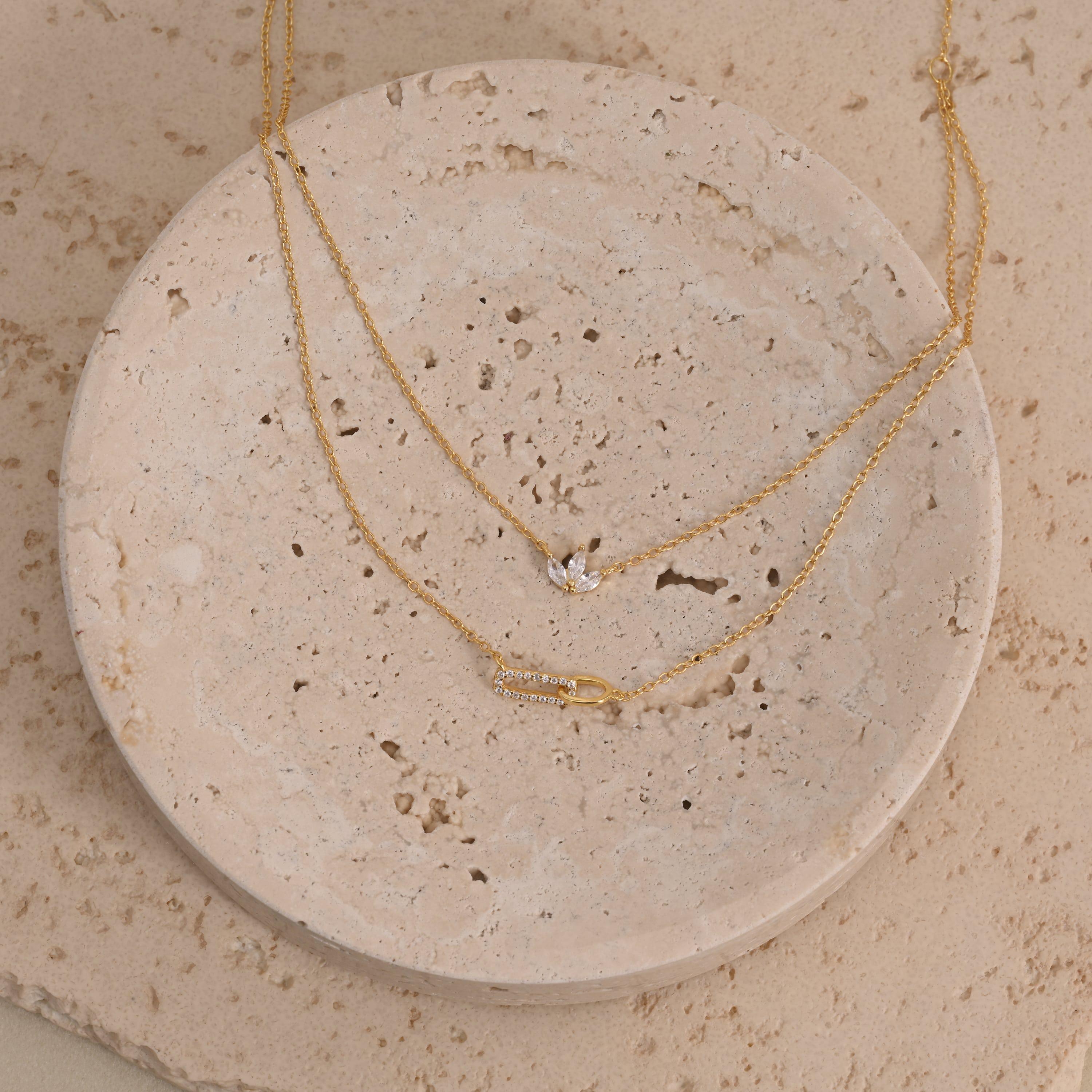 Marquise Interlocking Necklace