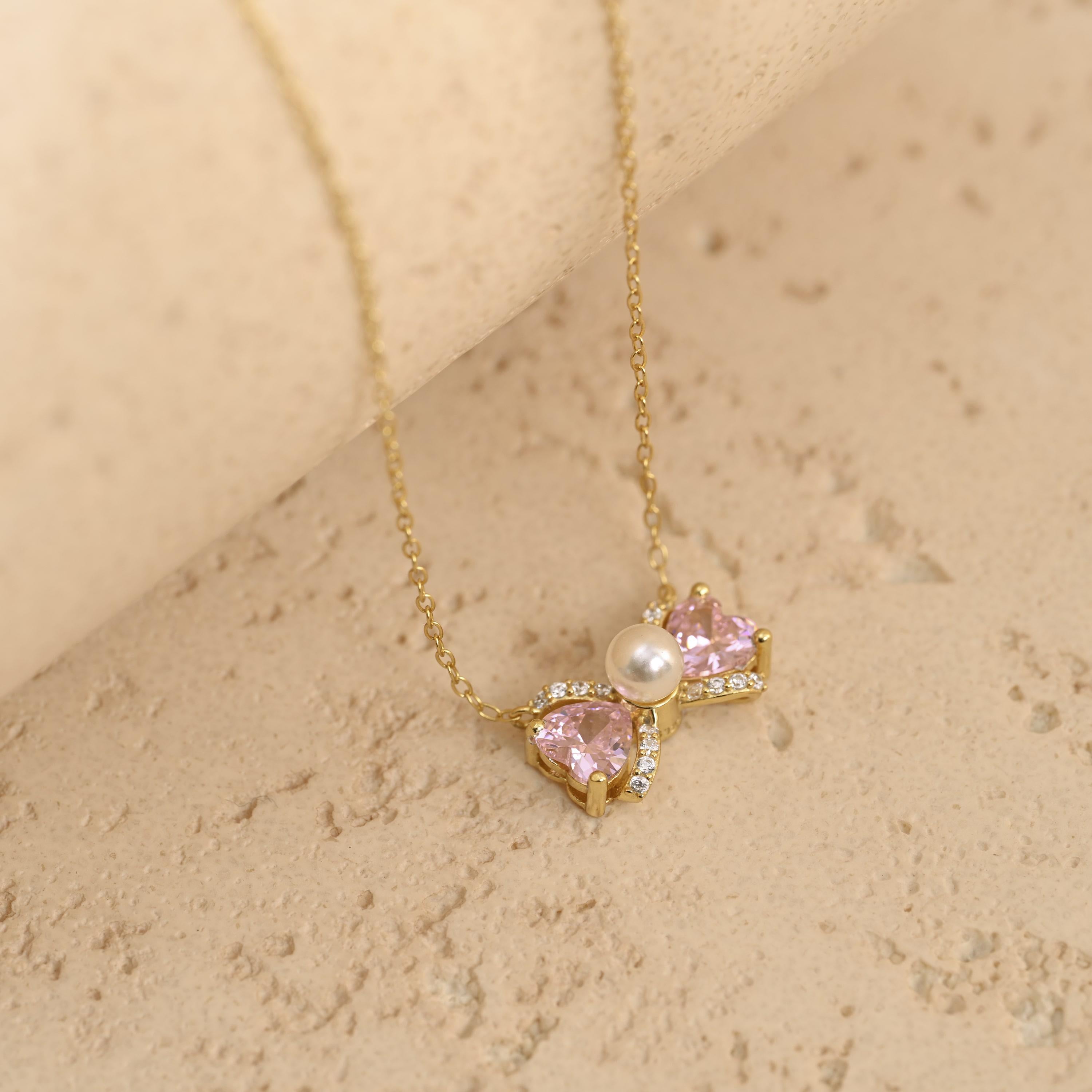 Bow Tie Necklace, Bow Ribbon Necklace, Choker Necklace, Birthday Gifts, Gifts for Mom, Wedding Gifts, K0065