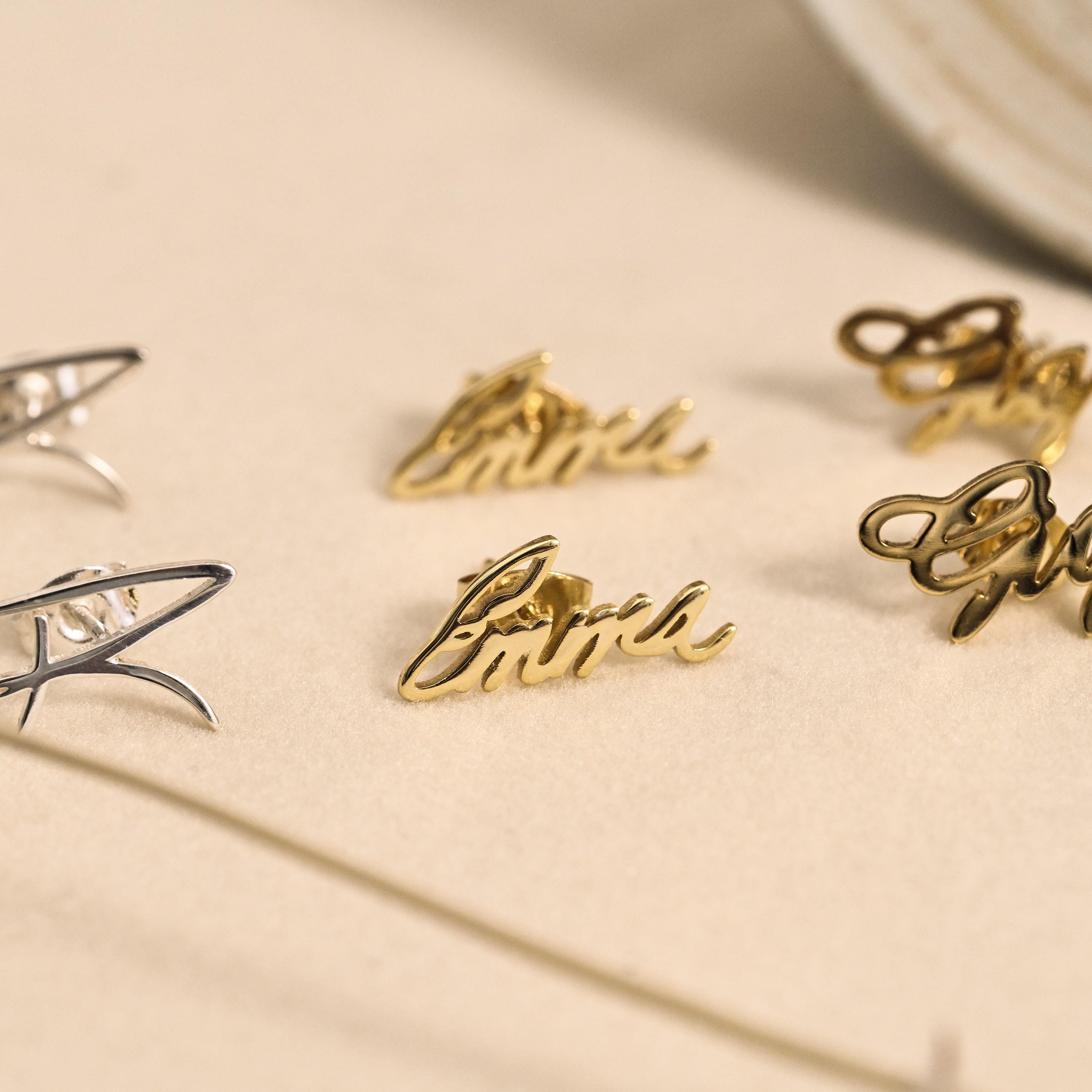 Handwriting Earrings