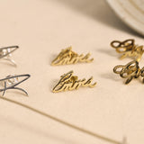 Handwriting Earrings